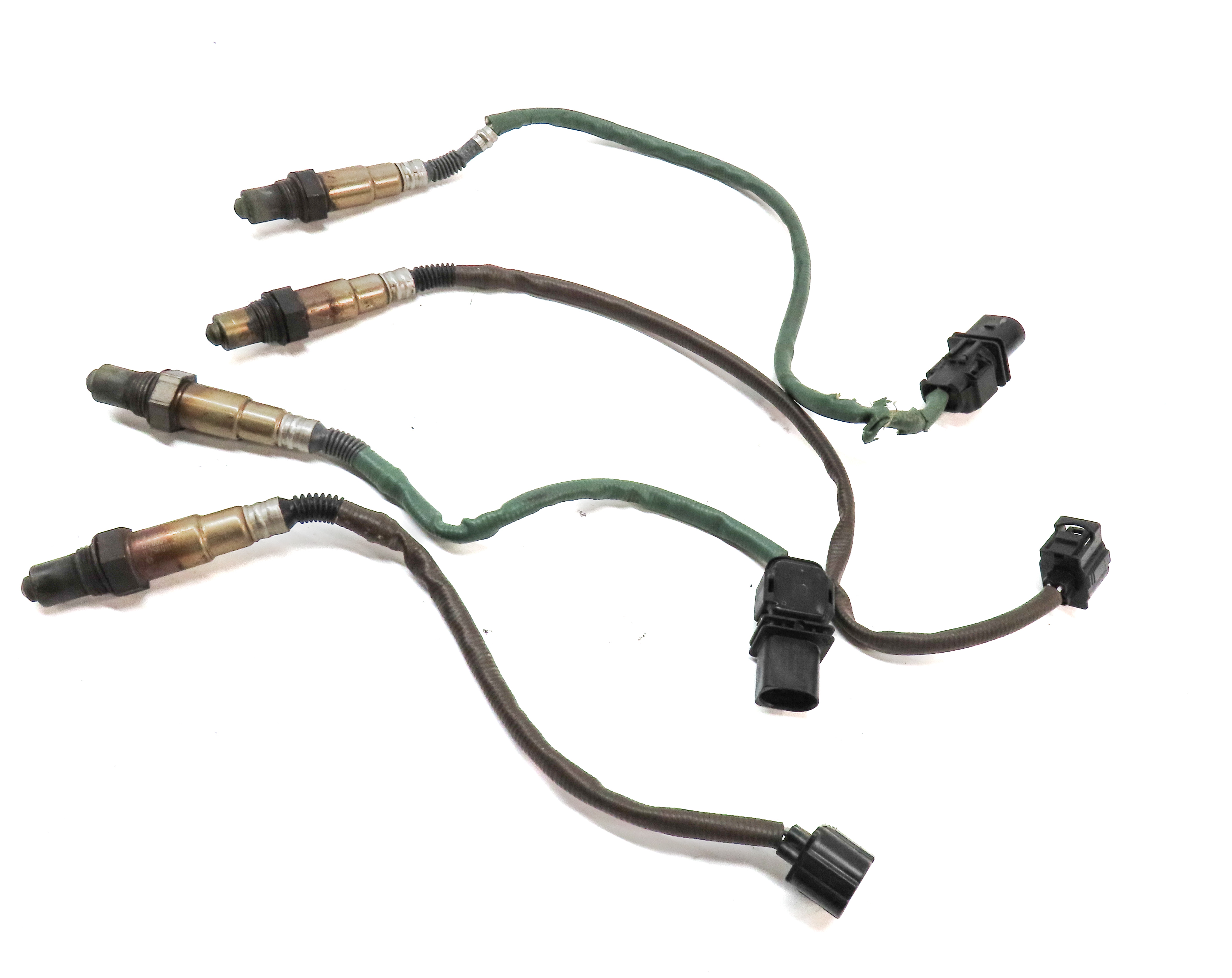 10 MERCEDES S400 W221 3.5L HYBRID M272 ENGINE OXYGEN O2 LAMBDA PROBE SENSOR SET — exact item pictured